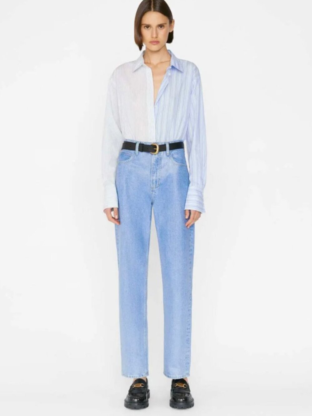 Frame Denim High N Tight Straight Poolside Jeans Size 26